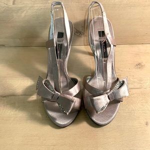Never used Nina New York satin pumps.